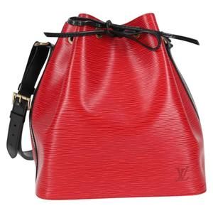 Louis Vuitton Noe Red Leather shoulder
